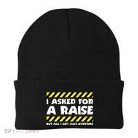 Funny Work Meme Working Overtime Funny Factory Worker Beanie thumb 0