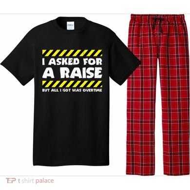 Funny Work Meme Working Overtime Funny Factory Worker Pajama Set