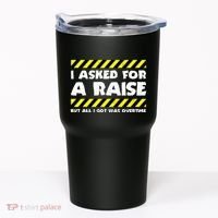 Funny Work Meme Working Overtime Funny Factory Worker Tumbler thumb 0