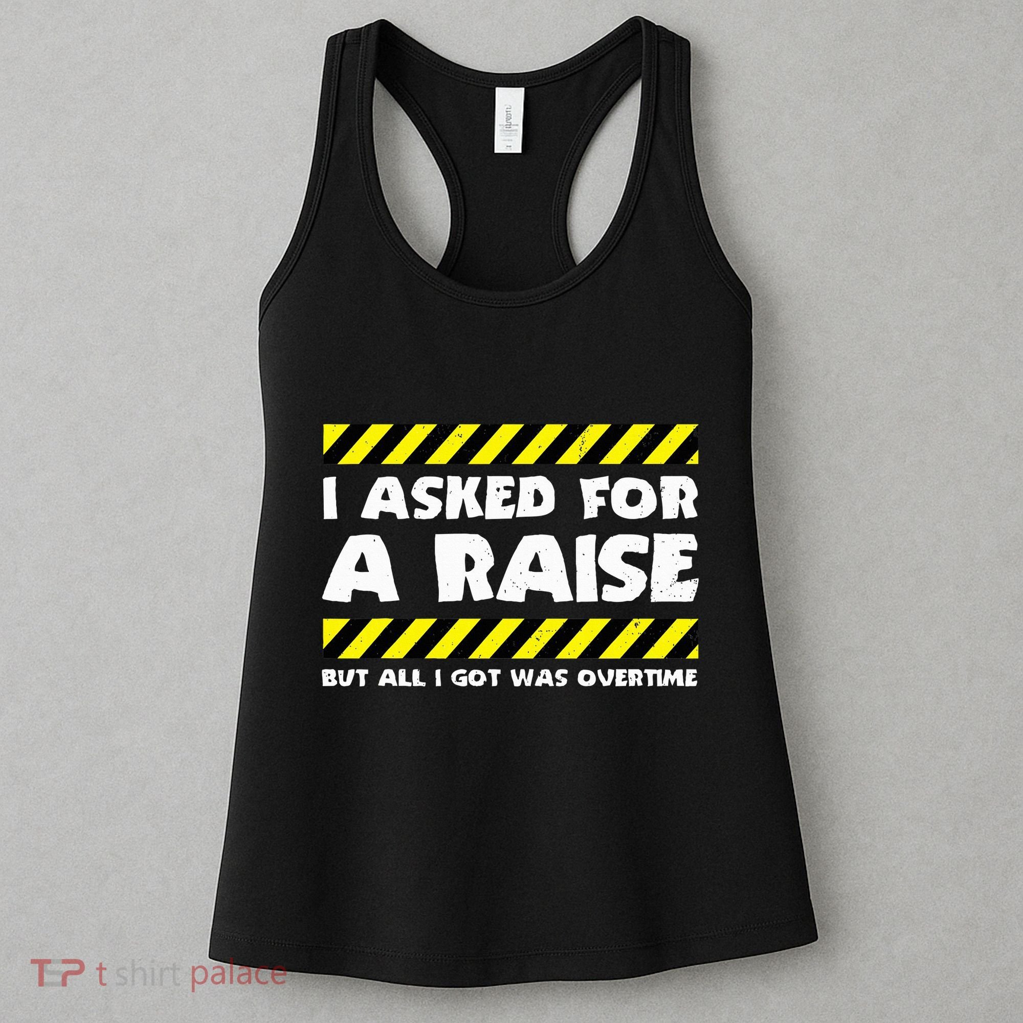 Funny Work Meme Working Overtime Funny Factory Worker Women's Tank Top