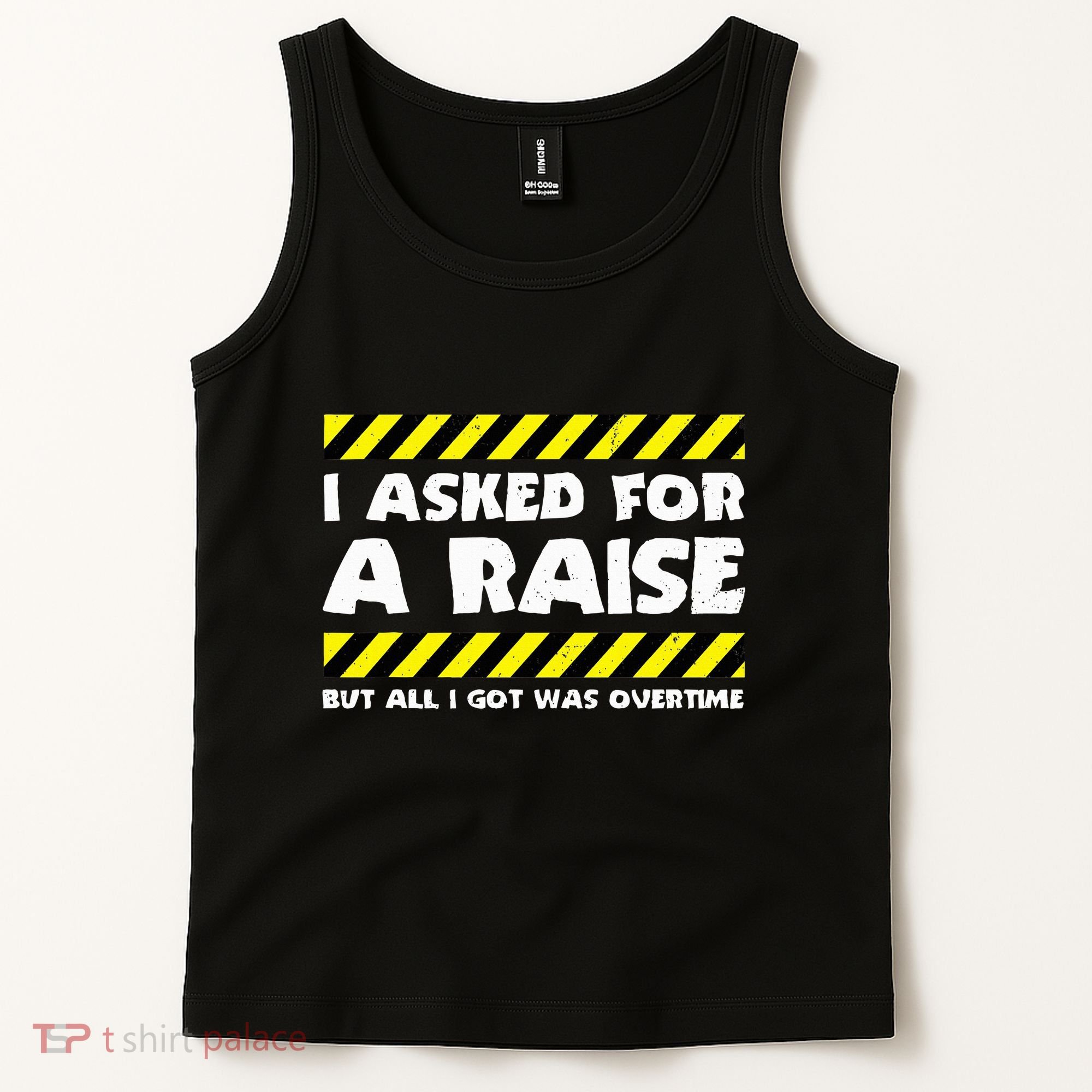 Funny Work Meme Working Overtime Funny Factory Worker Tank Top