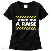 Funny Work Meme Working Overtime Funny Factory Worker Women's T-Shirt thumb 0