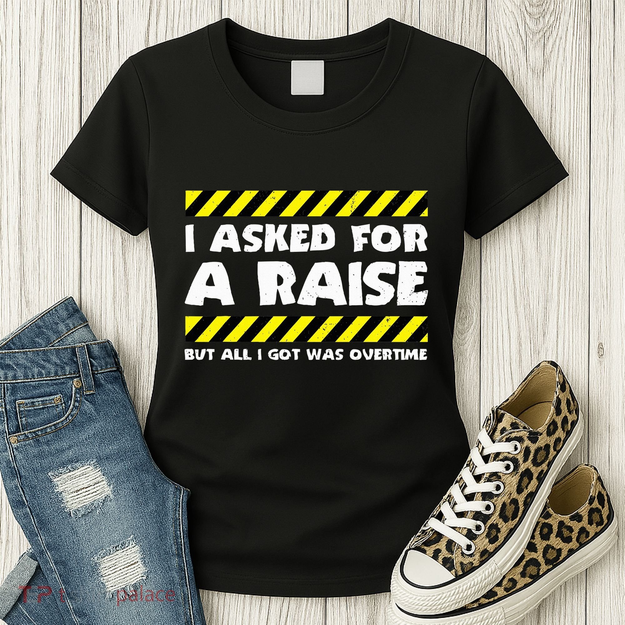 Funny Work Meme Working Overtime Funny Factory Worker Women's T-Shirt