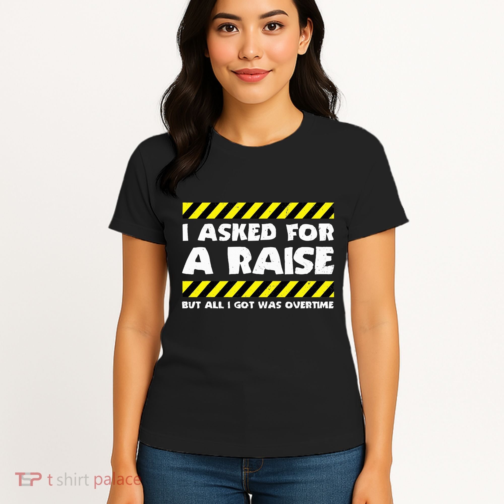 Funny Work Meme Working Overtime Funny Factory Worker Women's T-Shirt