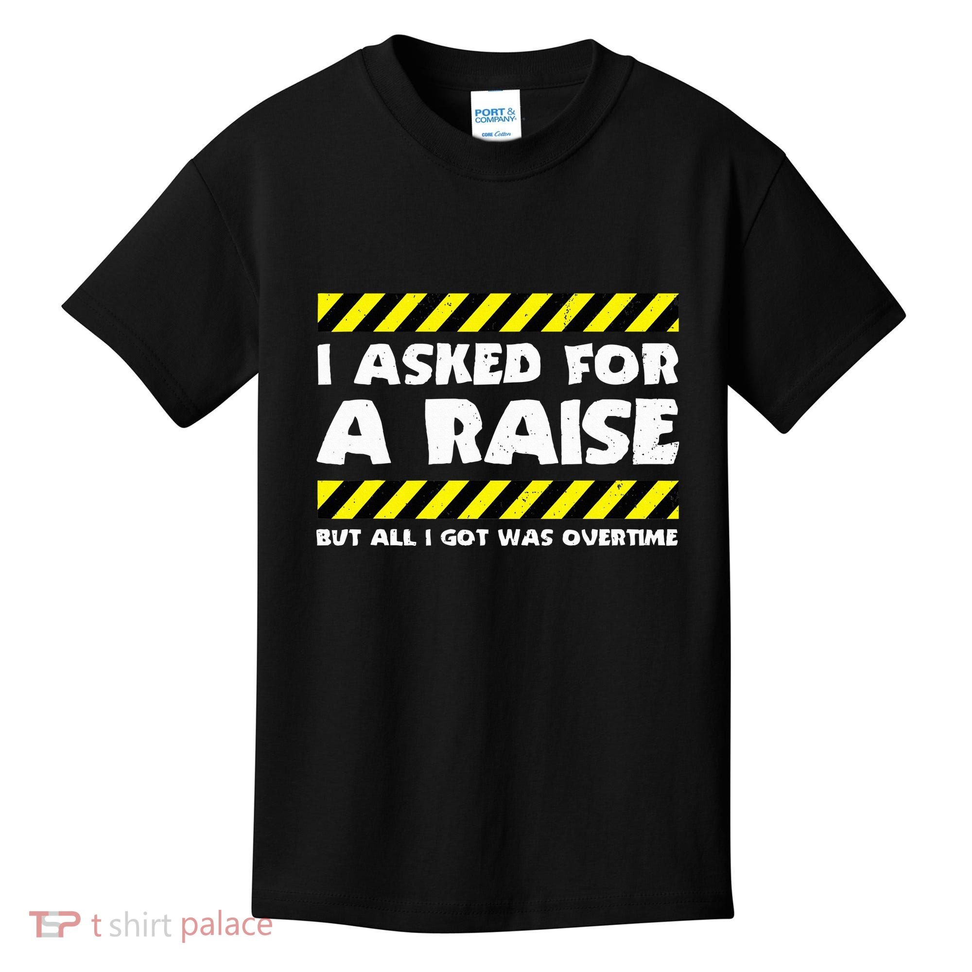 Funny Work Meme Working Overtime Funny Factory Worker Kids T-Shirt