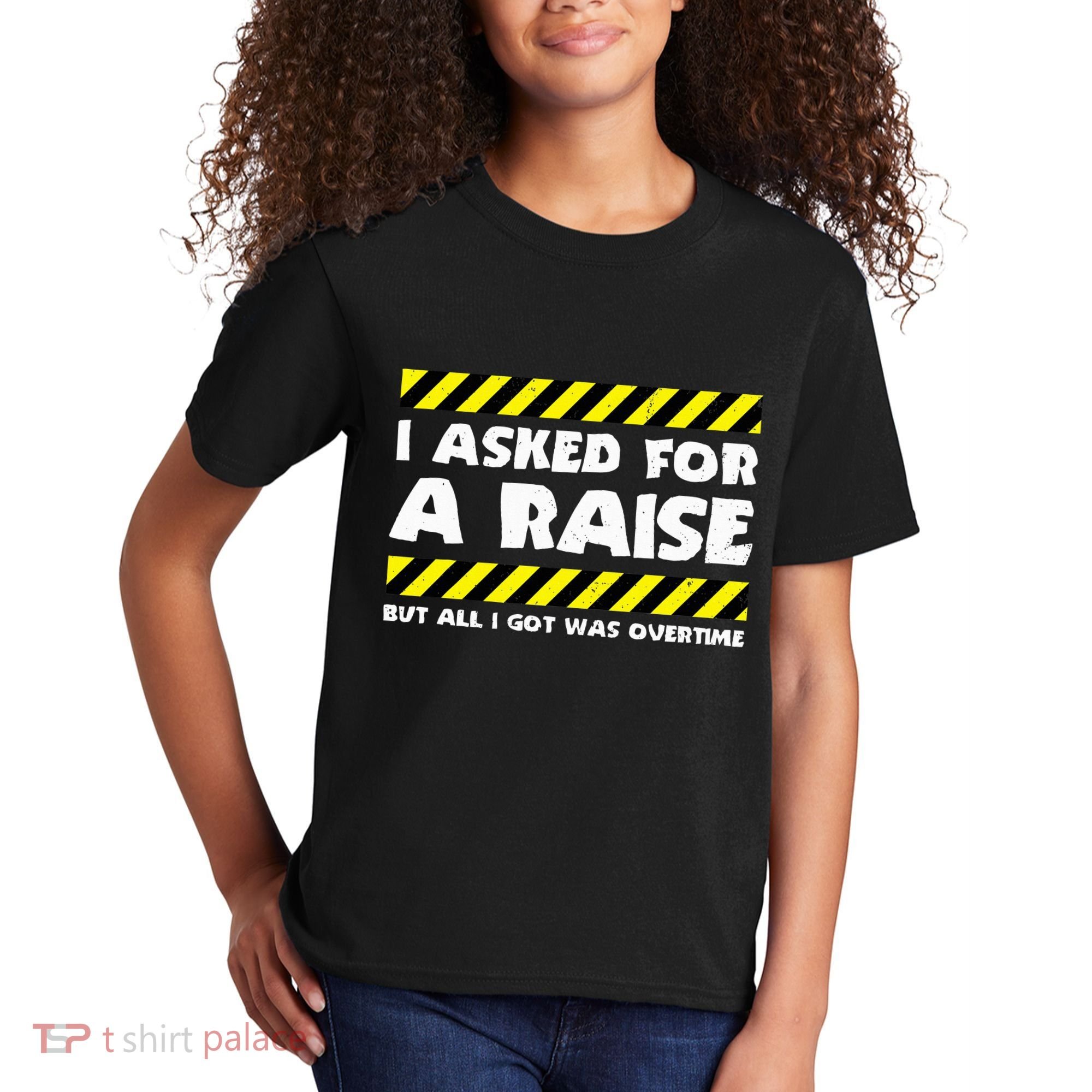 Funny Work Meme Working Overtime Funny Factory Worker Kids T-Shirt