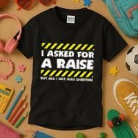 Funny Work Meme Working Overtime Funny Factory Worker Kids T-Shirt thumb 3