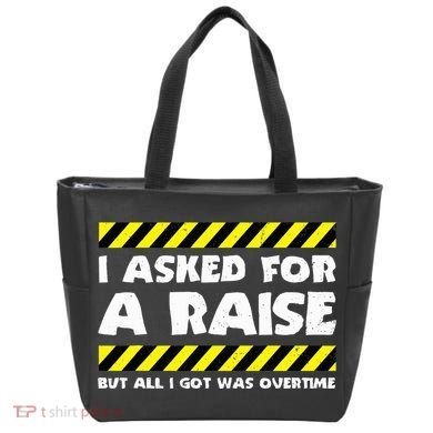 Funny Work Meme Working Overtime Funny Factory Worker Tote Bag
