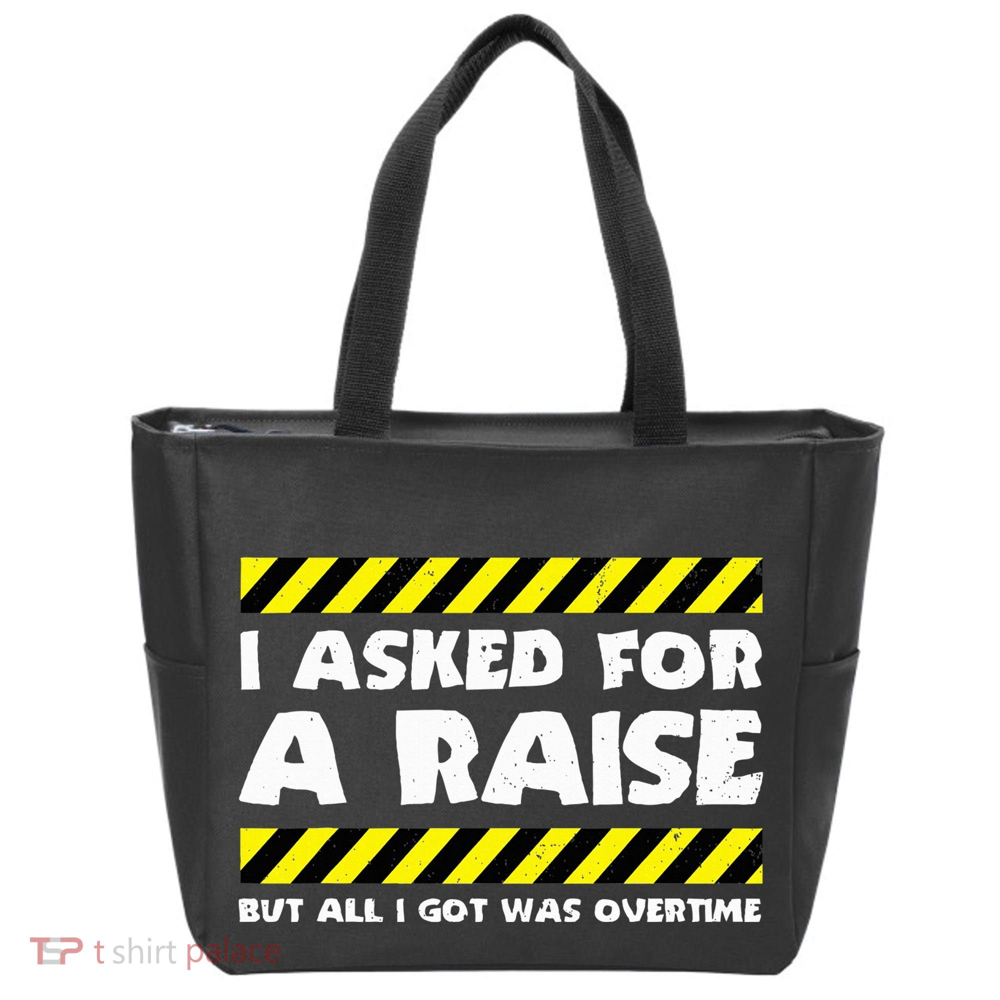 Funny Work Meme Working Overtime Funny Factory Worker Tote Bag