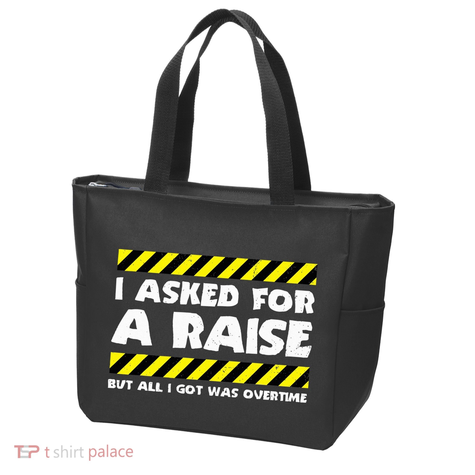 Funny Work Meme Working Overtime Funny Factory Worker Tote Bag