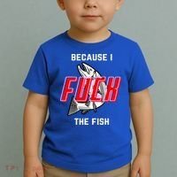 Fish Want Me Women Fear Me Because I The Fish Toddler T-Shirt thumb 2