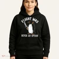 Flight Was Never An Option Funny Penguin Meme Hoodie thumb 5