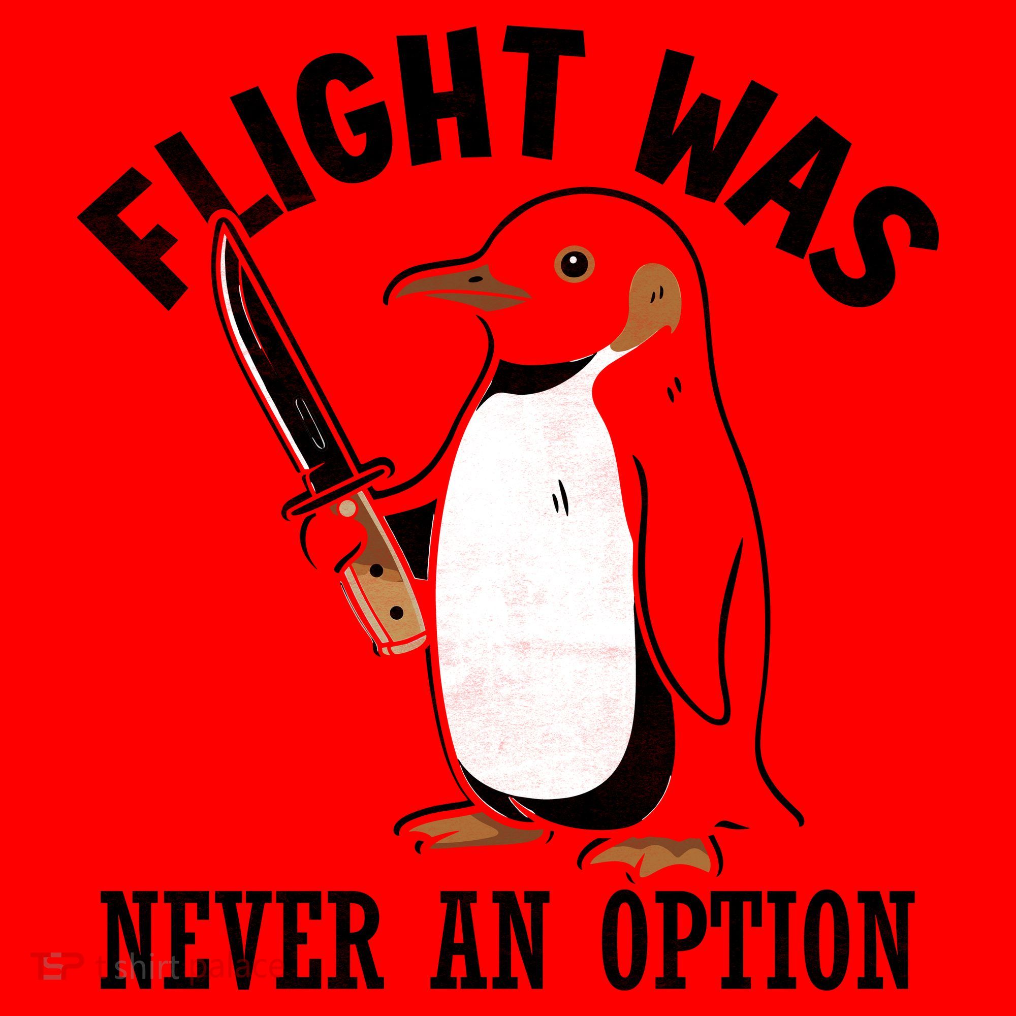 Flight Was Never An Option Funny Penguin Meme Santa Hat