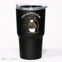 Flight Was Never An Option Tactical Penguin Funny Meme Tumbler thumb 0