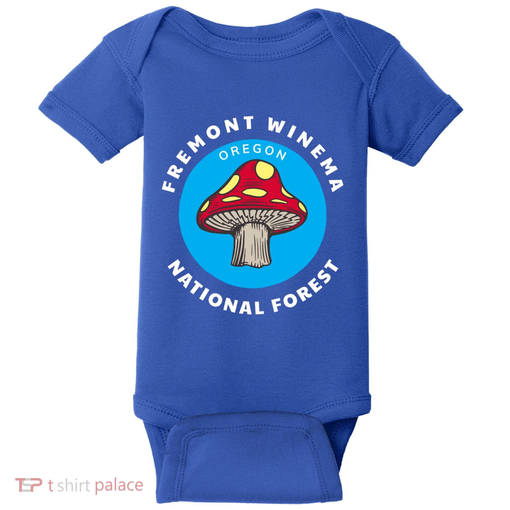 Fremont Winema National Forest Oregon Or Mushroom Vacation Great Gift Baby Bodysuit