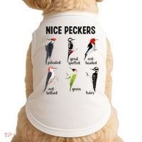 Funny Woodpecker Nice Peckers Bird Watching Doggie Tank thumb 0