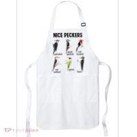 Funny Woodpecker Nice Peckers Bird Watching Apron thumb 0