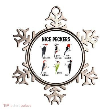 Funny Woodpecker Nice Peckers Bird Watching Ornament