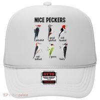 Funny Woodpecker Nice Peckers Bird Watching Hat thumb 0