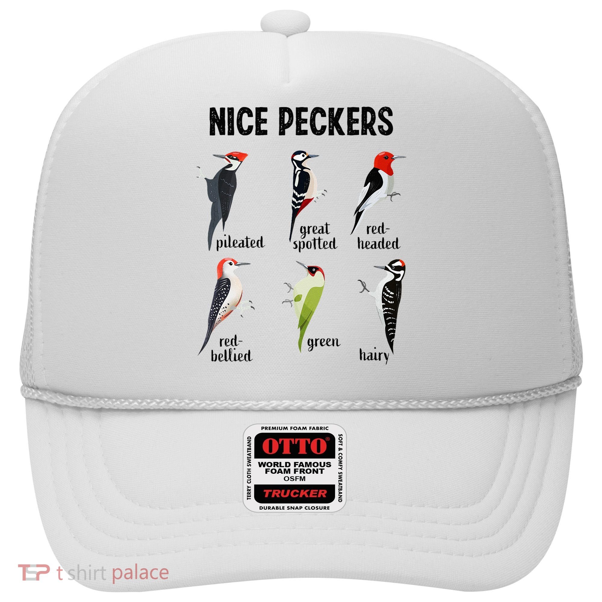 Funny Woodpecker Nice Peckers Bird Watching Hat