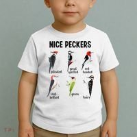Funny Woodpecker Nice Peckers Bird Watching Toddler T-Shirt thumb 2