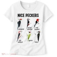 Funny Woodpecker Nice Peckers Bird Watching Women's T-Shirt thumb 0