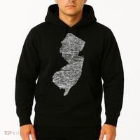 Faded White New Jersey State Hoodie thumb 2
