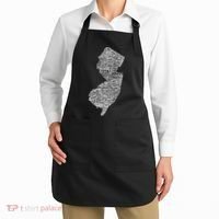 Faded White New Jersey State Apron thumb 2