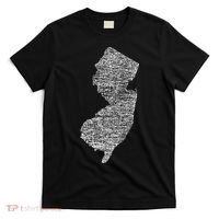 Faded White New Jersey State T-Shirt thumb 0