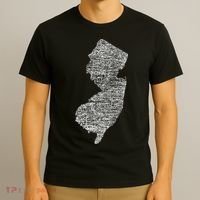 Faded White New Jersey State T-Shirt thumb 3