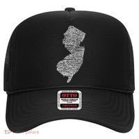 Faded White New Jersey State Hat thumb 0