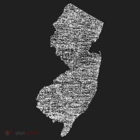 Faded White New Jersey State Hat thumb 2