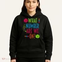 Funny What Number Are We On Bunco Dice Game Night Player Hoodie thumb 5