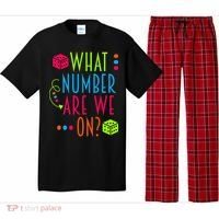 Funny What Number Are We On Bunco Dice Game Night Player Pajama Set thumb 0