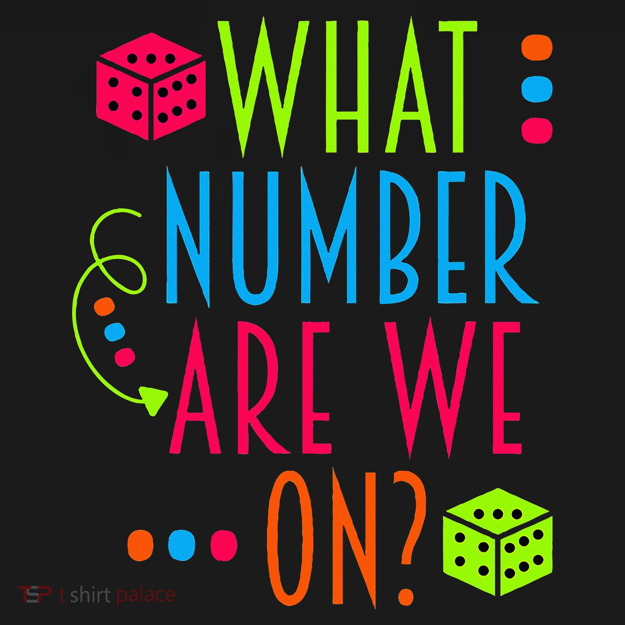Funny What Number Are We On Bunco Dice Game Night Player Women's Tank Top