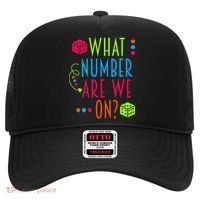 Funny What Number Are We On Bunco Dice Game Night Player Hat thumb 0
