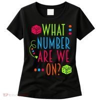 Funny What Number Are We On Bunco Dice Game Night Player Women's T-Shirt thumb 0