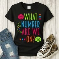 Funny What Number Are We On Bunco Dice Game Night Player Women's T-Shirt thumb 3