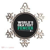 Fencing Worlds Okayest Fencer Ornament thumb 0