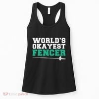 Fencing Worlds Okayest Fencer Women's Tank Top thumb 0