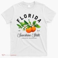 Florida Watercolor Orange Blossoms T-Shirt thumb 0