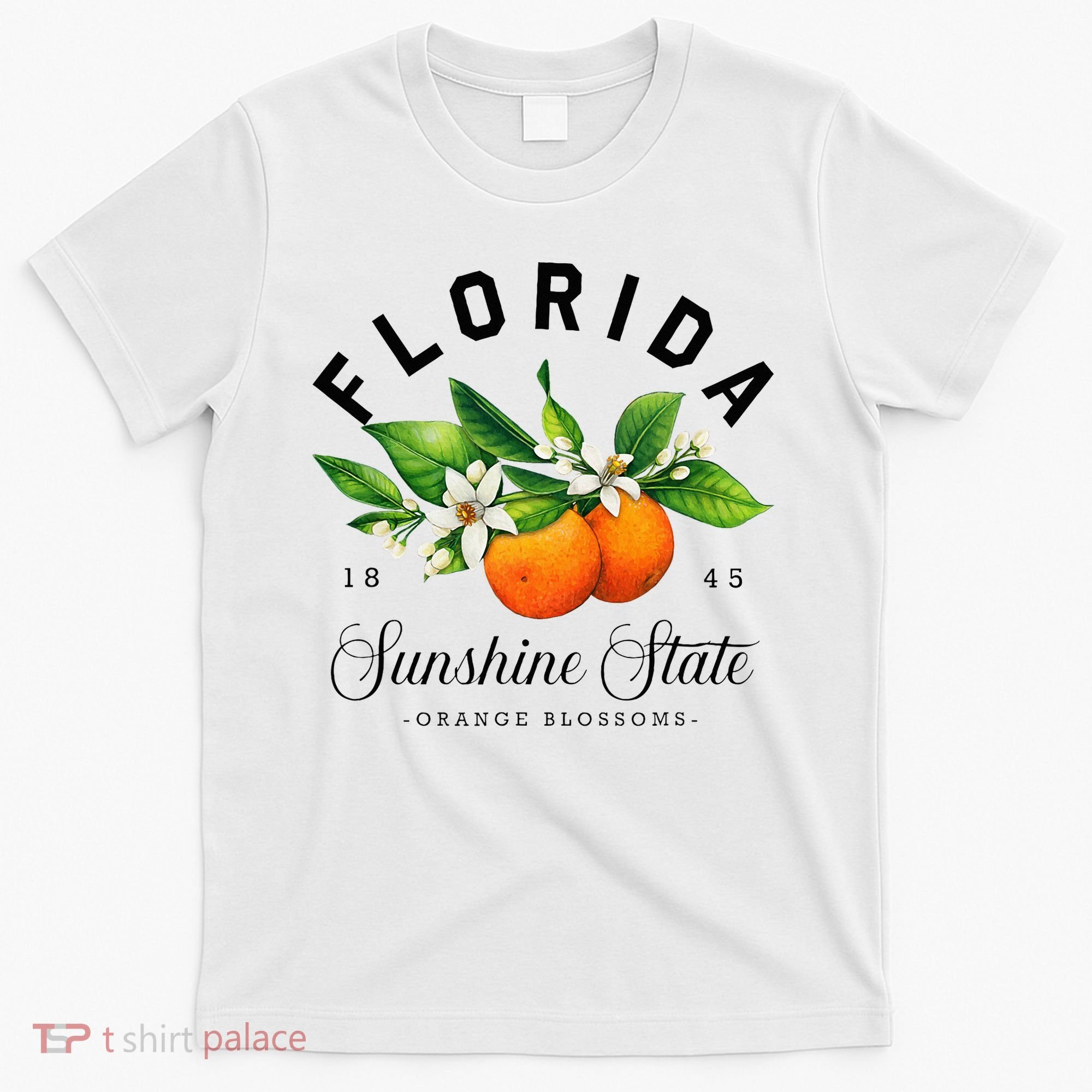 Florida Watercolor Orange Blossoms T-Shirt