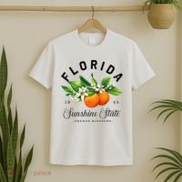 Florida Watercolor Orange Blossoms T-Shirt thumb 2