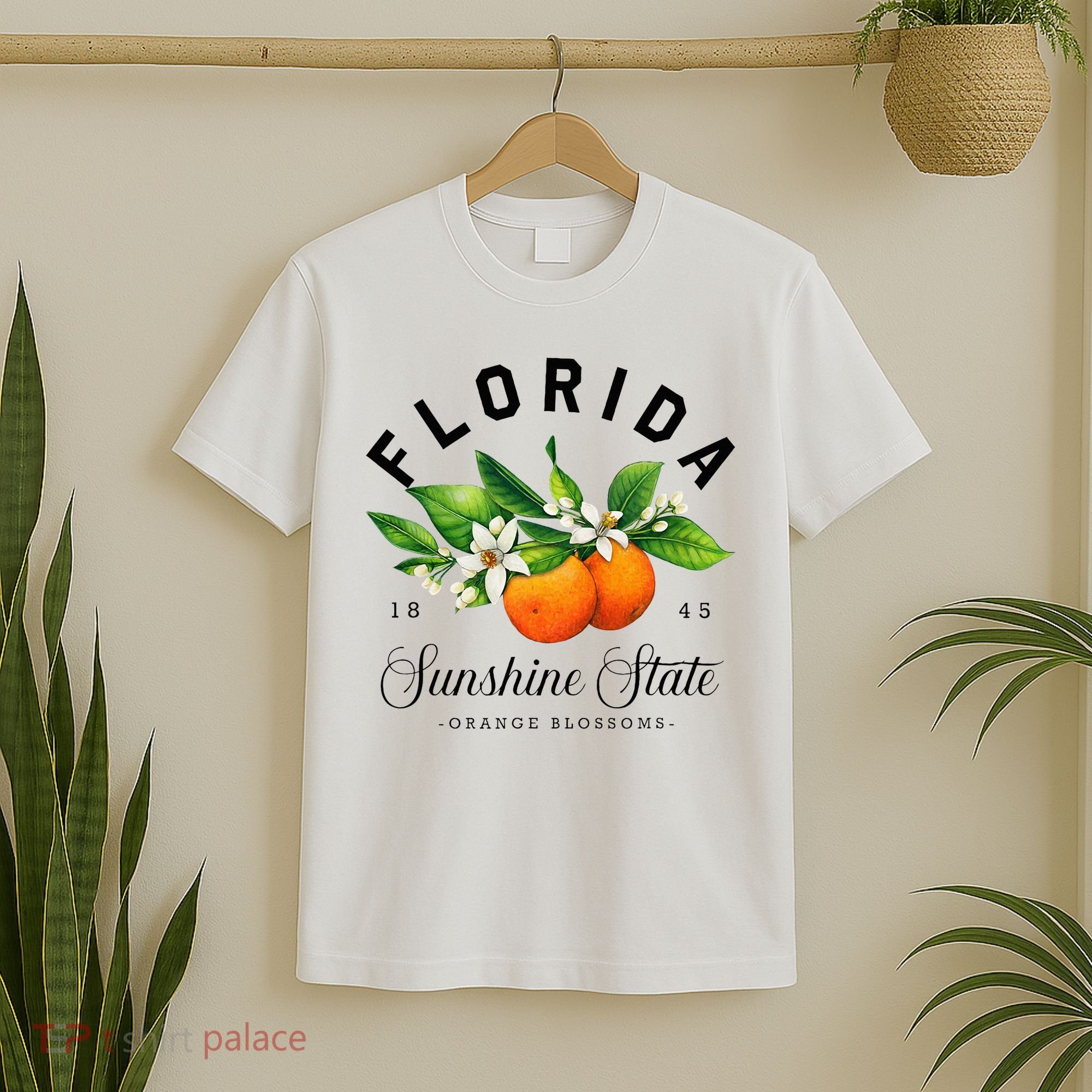 Florida Watercolor Orange Blossoms T-Shirt