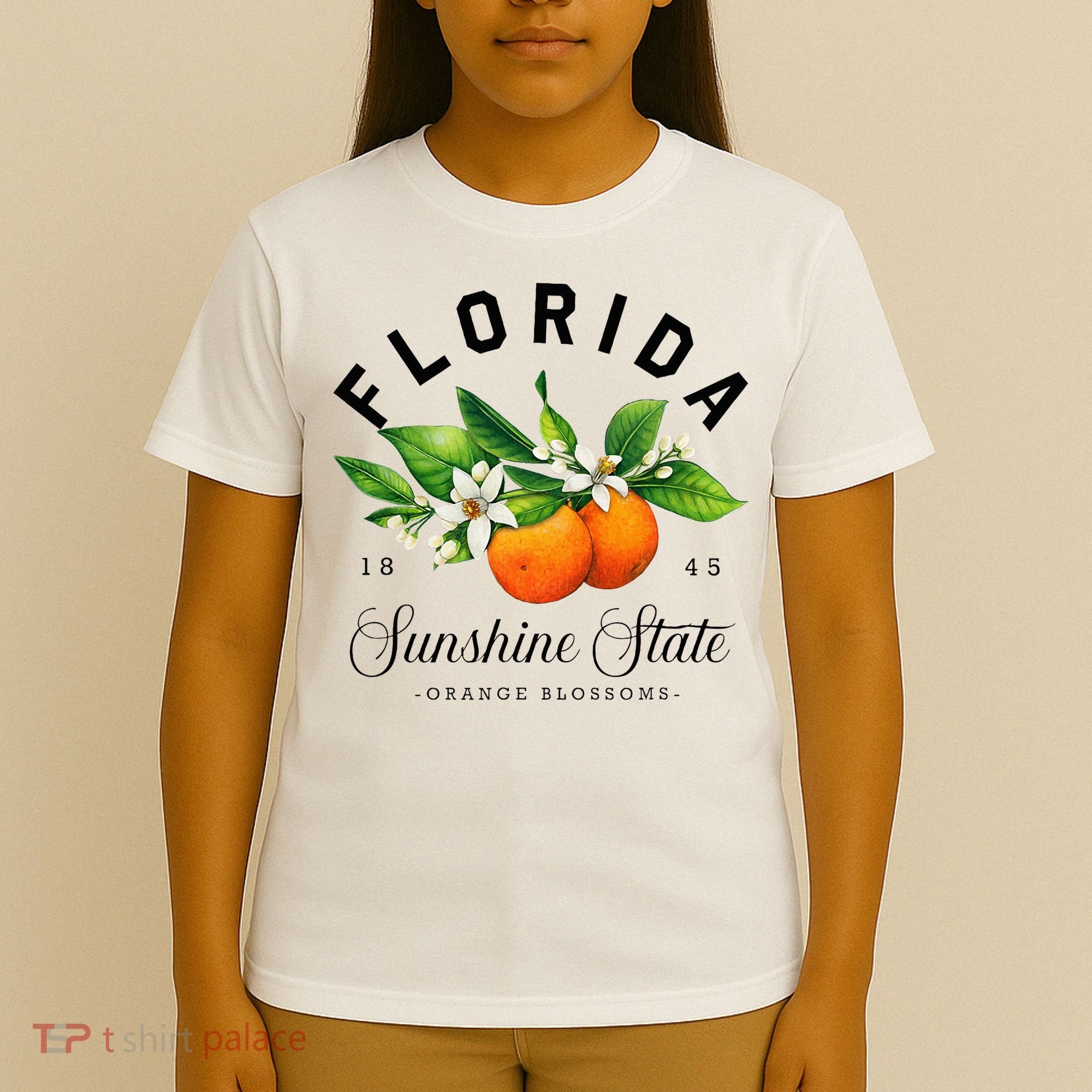 Florida Watercolor Orange Blossoms T-Shirt