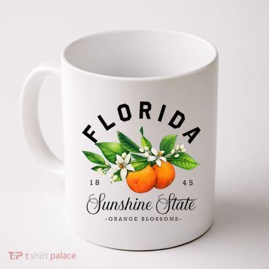 Florida Watercolor Orange Blossoms Coffee Mug