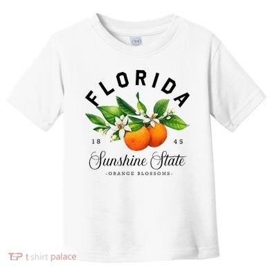 Florida Watercolor Orange Blossoms Toddler T-Shirt
