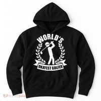 Funny Worlds Okayest Golfer Hoodie thumb 0
