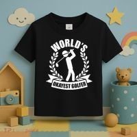 Funny Worlds Okayest Golfer Toddler T-Shirt thumb 3
