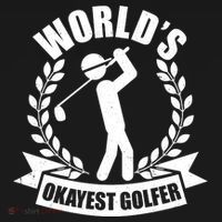 Funny Worlds Okayest Golfer Visor thumb 3